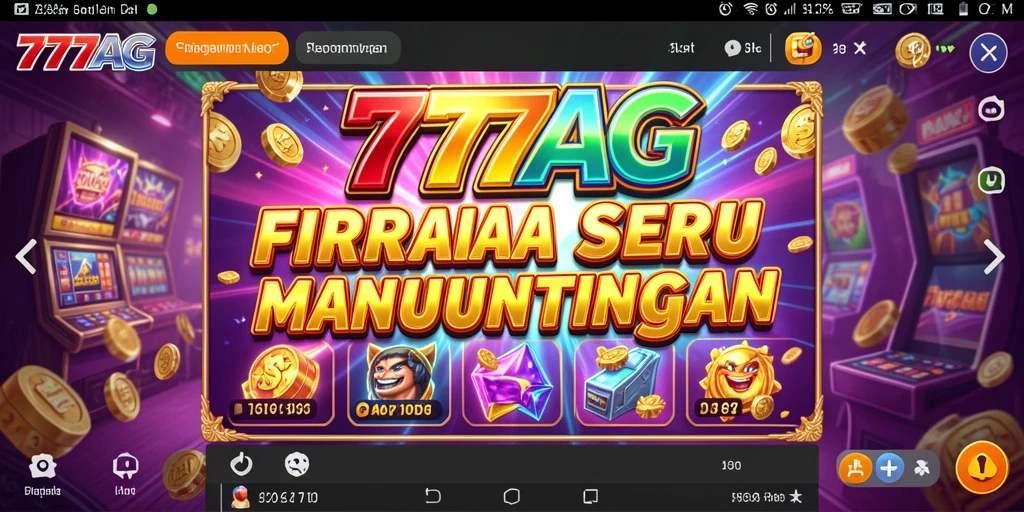 Tampilan gameplay Slot yang menarik dan mendebarkan di 777AG.