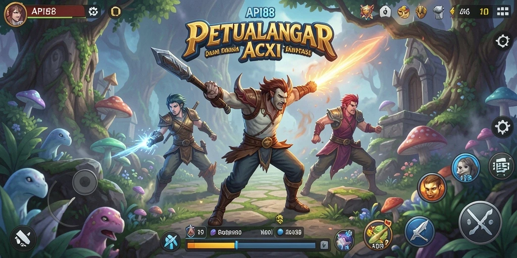 Tampilan gameplay ARPG yang mendebarkan dan penuh aksi.