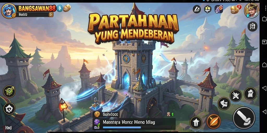 Tampilan gameplay seru dan menegangkan di BANGSAWAN88.