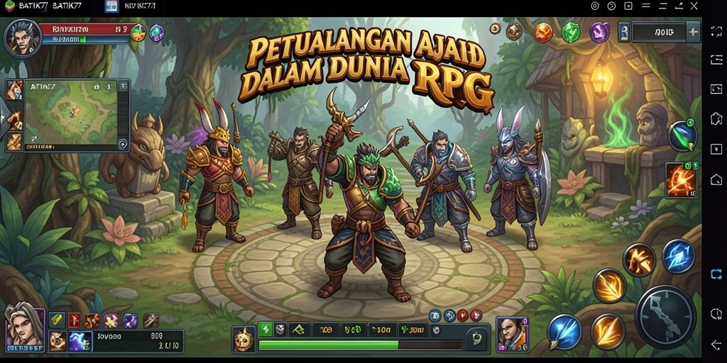Tampilan menarik dan aksi seru dalam gameplay BATIK77.