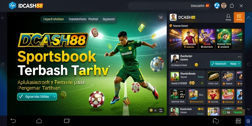 Tampilan gameplay menarik dari aplikasi Sportsbook IDCASH88.