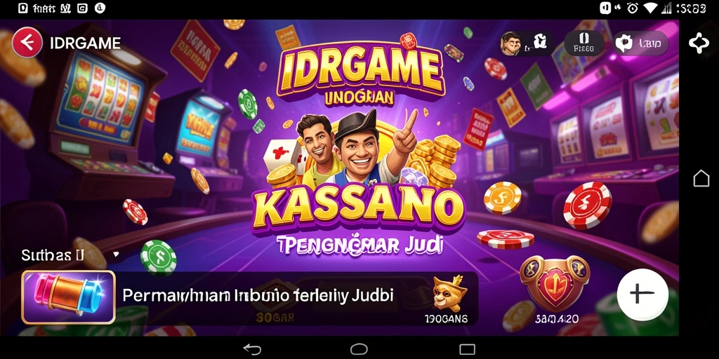 Tampilan gameplay IDRGAME yang mengasyikkan dengan berbagai pilihan permainan Kasino.