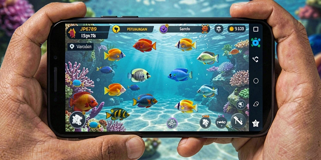 Tangkapan layar gameplay seru dalam JP6789 Tembak Ikan.