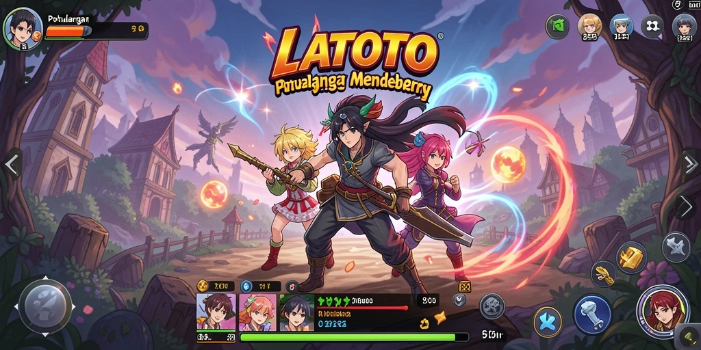 Tampilan gameplay LATOTO yang penuh warna dan menarik.