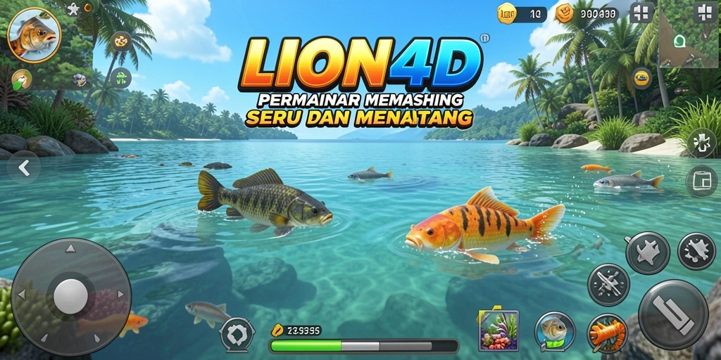 Tangkapan ikan yang menakjubkan dalam permainan LION4D.