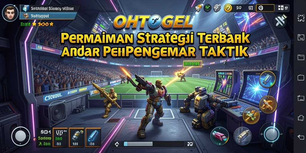 Tampilan gameplay OHTOGEL yang menakjubkan dengan aksi strategi intens.