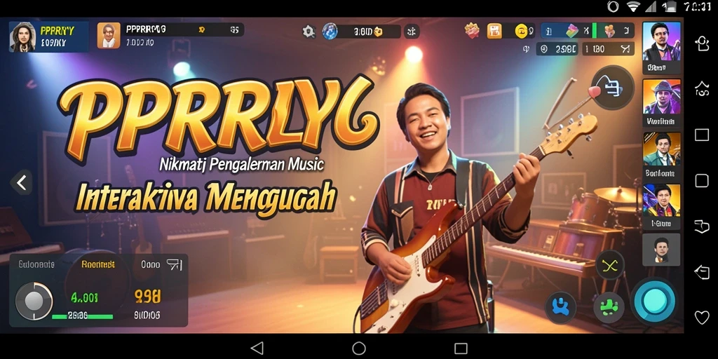 Tampilan gameplay interaktif yang menarik dari PPRRYY.