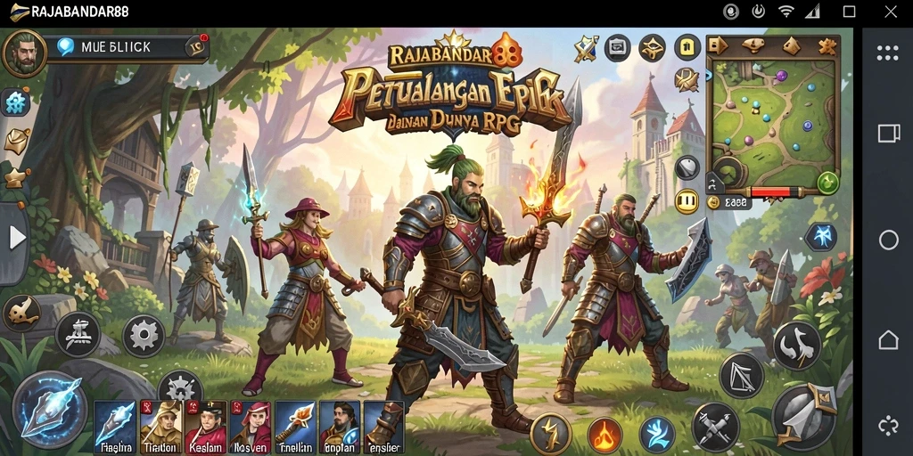 Tampilan menarik dari gameplay RAJABANDAR88 yang penuh petualangan.