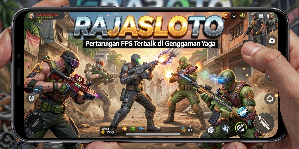 Tangkapan layar menunjukkan aksi mendebarkan dalam gameplay RAJASLOTO.