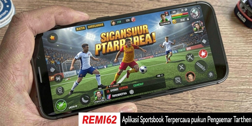 Tampilan gameplay menarik dari aplikasi Sportsbook REMI62.