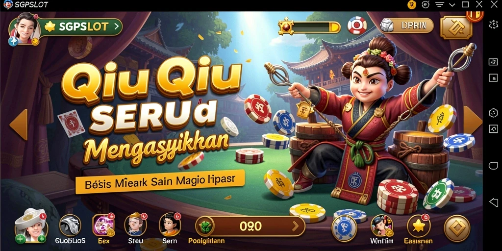 Tampilan aksi seru dalam permainan QiuQiu SGPSLOT.