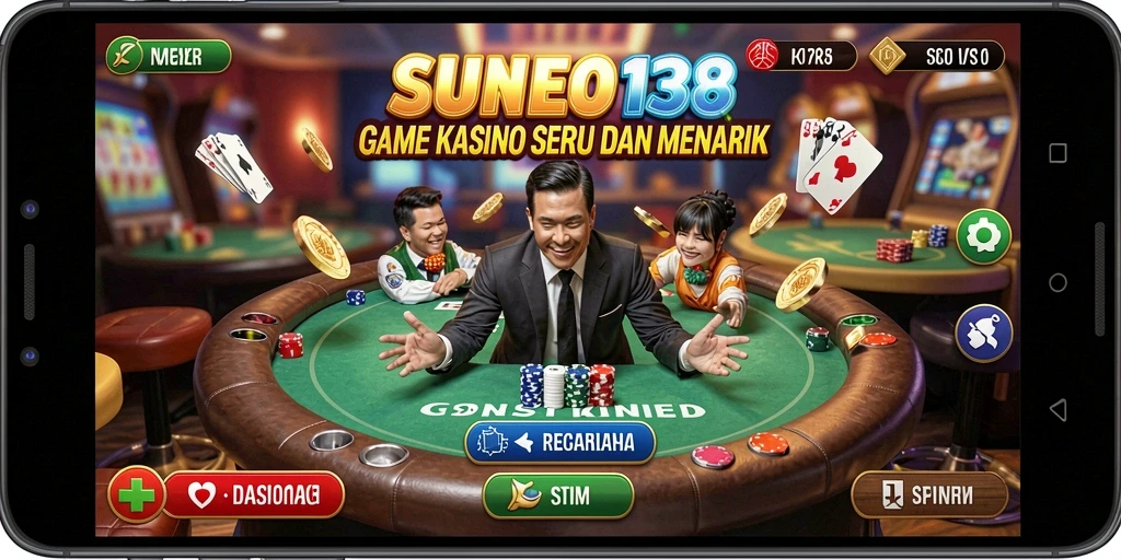 Tampilan menarik dari <strong>SUNEO138</strong> dengan gameplay Kasino yang seru.