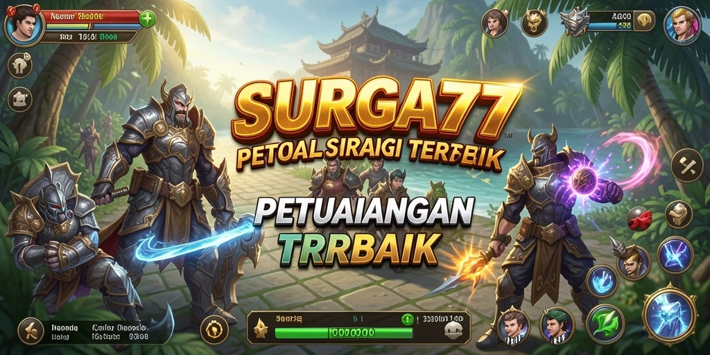 Tampilan gameplay SURGA77 yang mendebarkan dan strategis.
